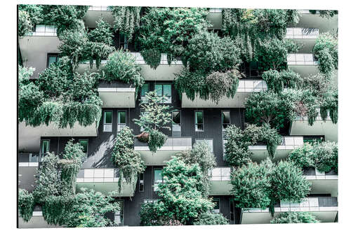 Aluminium print Bosco Verticale or Vertical Forest Towers In Milan