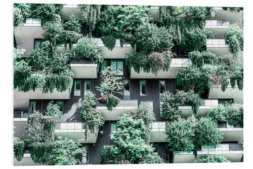 PVC-tavla Bosco Verticale or Vertical Forest Towers In Milan