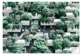 Wandsticker Bosco Verticale oder vertikale Waldtürme in Mailand