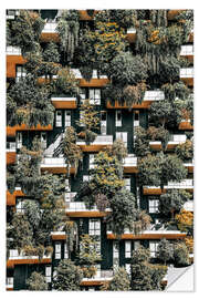 Selvklebende plakat Bosco Verticale Towers In Milan