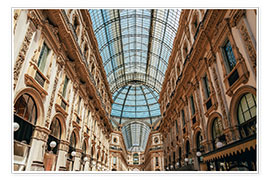 Tableau  Galleria Vittorio Emanuele II à Milan, Italie - Radu Bercan