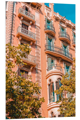 PVC-taulu Facades in Barcelona, Spain