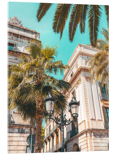 Acrylic print Royal Square (Placa Reial or Plaza Real)