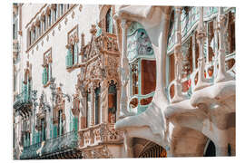 Quadro em PVC Casa Batllo by Antoni Gaudi in downtown Barcelona, Spain III