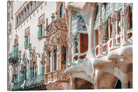 Gallery print Casa Batllo by Antoni Gaudi in downtown Barcelona, Spain III