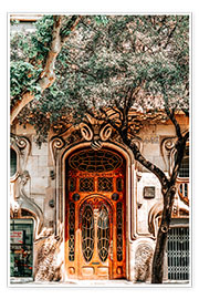 Wandbild  Casa Comalat in Barcelona - Radu Bercan