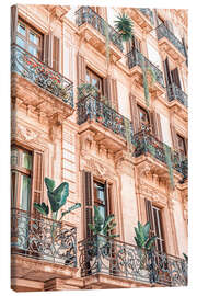 Canvas print  Architecture in the city of Barcelona, Spain - Radu Bercan