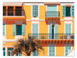 Selvklebende plakat Facade in Cannes, France