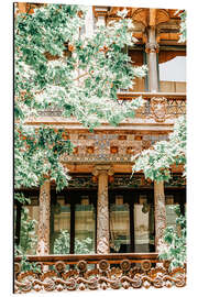 Magnettafel Hausfassade in Barcelona, Spanien