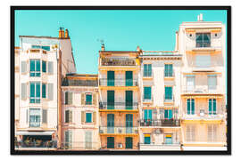 Gerahmter Kunstdruck Innenstadtstadt von Cannes