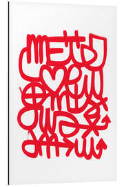 Magnettafel Cuore Rosso