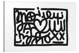 Magnettafel Cuore Nero