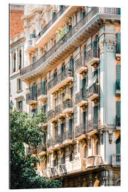 Tableau en plexi-alu Façades à Barcelone, Espagne