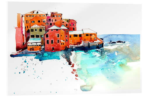 Acrylglasbild Boccadasse Genova