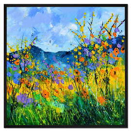 Gerahmter Kunstdruck Sommerblumen I