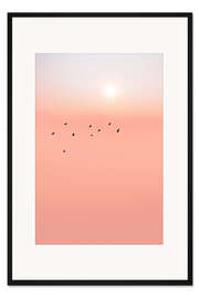 Gerahmter Kunstdruck Leichtigkeit