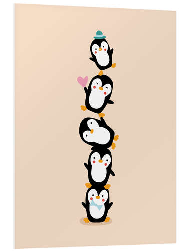 Foam board print Penguin friends