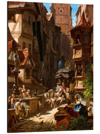 Magnettafel Ankunft der Postkutsche