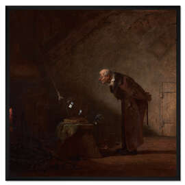 Gerahmter Kunstdruck Der Alchimist