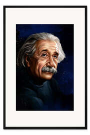 Gerahmter Kunstdruck Albert Einstein