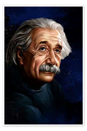 Poster  Albert Einstein - Dmitry Belov