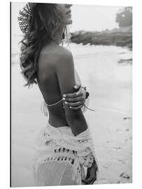 Magnettafel Strandspaziergang