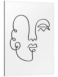 Magnettafel Das Gesicht der Diva