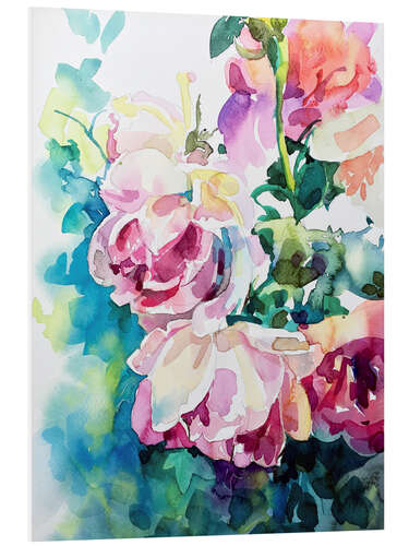 Foam board print Rose Garden