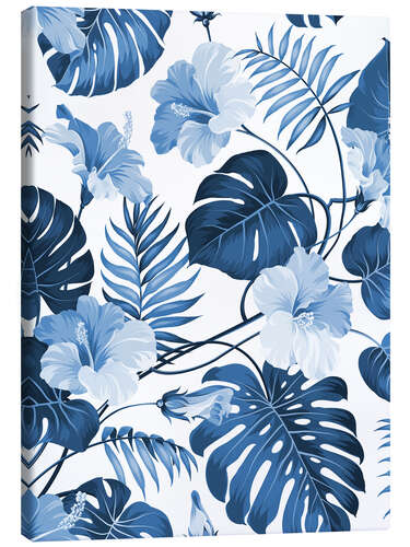 Canvas print Blue botany