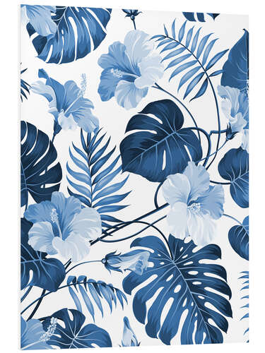 PVC-taulu Blue botany