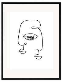 Gerahmter Kunstdruck Das allsehende Auge