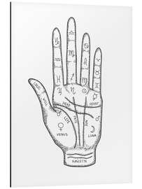 Magnettafel Handlesen