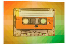 Foam board print The eighties compact cassette