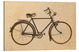 Magnettafel Das Vintage verrostete Fahrrad