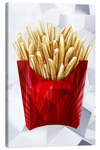 Canvastavla French fries