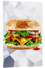 Foam board print Burger