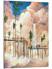 Magnettafel In den Höhen