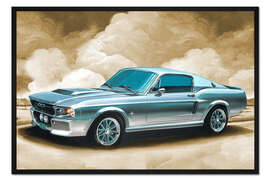 Gerahmter Kunstdruck Mustang