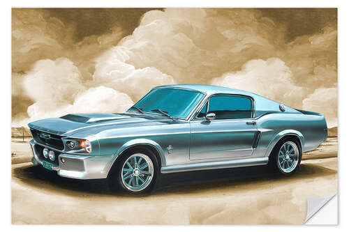 Vinilo para la pared Mustang