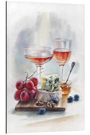 Magnettafel Französisches Abendessen