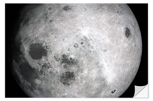 Selvklebende plakat The other side of the moon