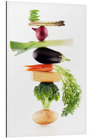 Magnettafel Gemüse im Gleichgewicht