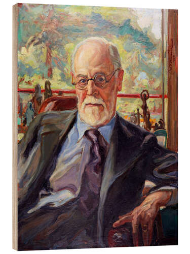 Holzbild Sigmund Freud