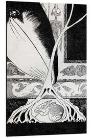 Magnettafel Wal auf der Suche nach den kleinen Fischen