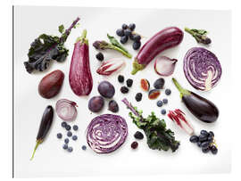 Galleriataulu Fresh Fruits and Vegetables, Purple