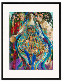 Gerahmter Kunstdruck Tänzer Variation II