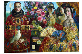 Magnettafel Maskerade I