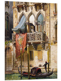 Foam board print Palazzo Contarini in Venice (House of the Desdemona)