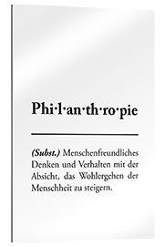 Galleriprint Philanthropy - definition (German)