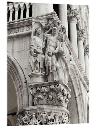 Foam board print Sculpture at Doge's Palace, Venice